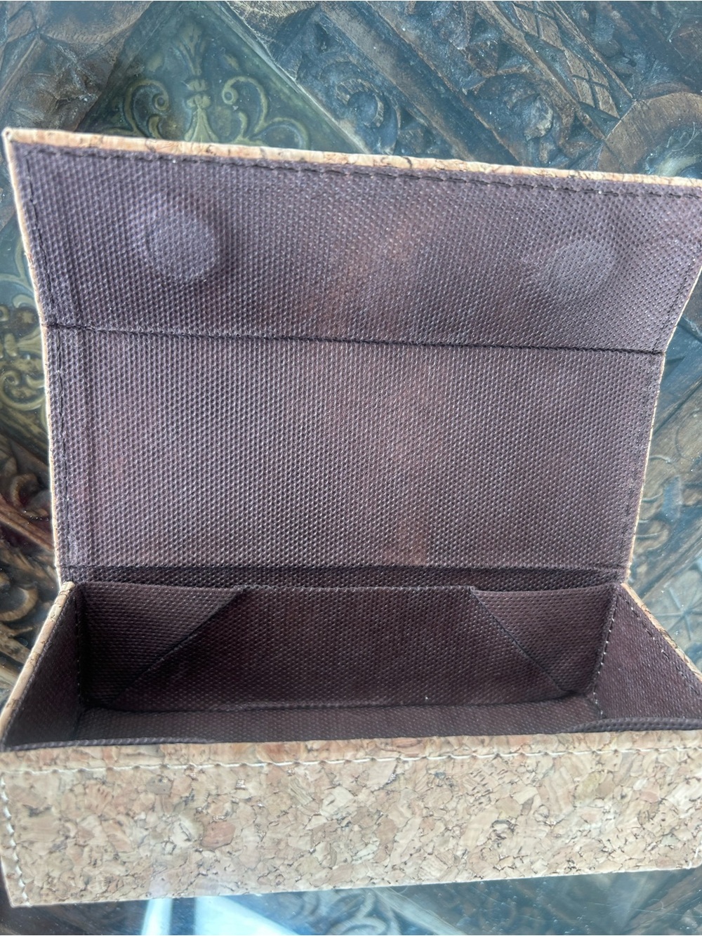 Sunglasses / Glasses Case - Natural Cork - Picture 4 of 4